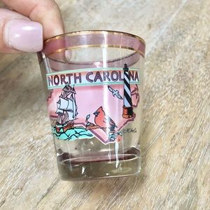 North Carolina Souvenir Shot Glass